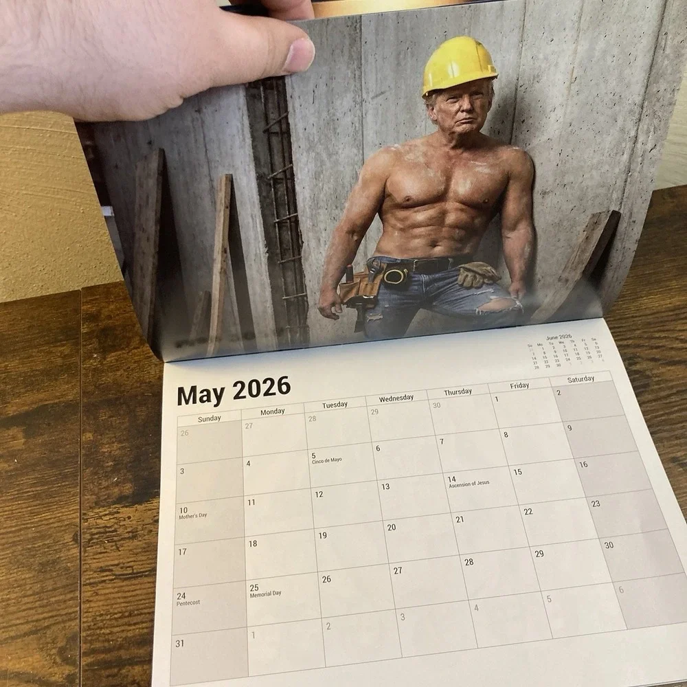 Sexy Trump 2026 Calendar AI‎ Parody
